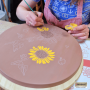 creatieve workshop om een leuke schaal te maken