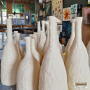 workshop voor twee vazen beschilderen