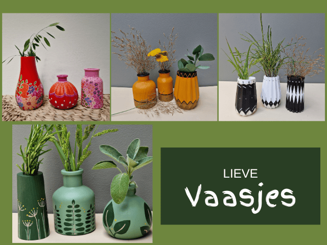 lieve vaasjes decoreren